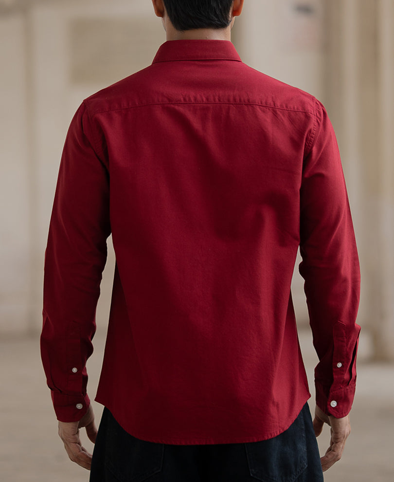 Brick Red Oxford Shirt