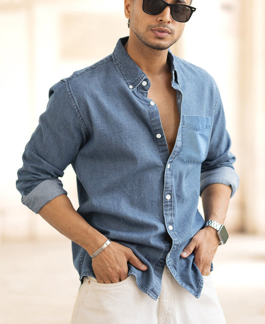 Light Blue Denim Shirt