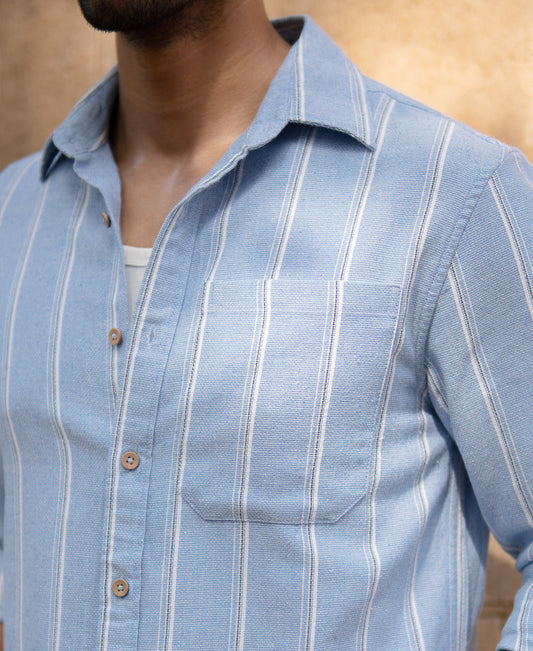 Blue Striped Shirt