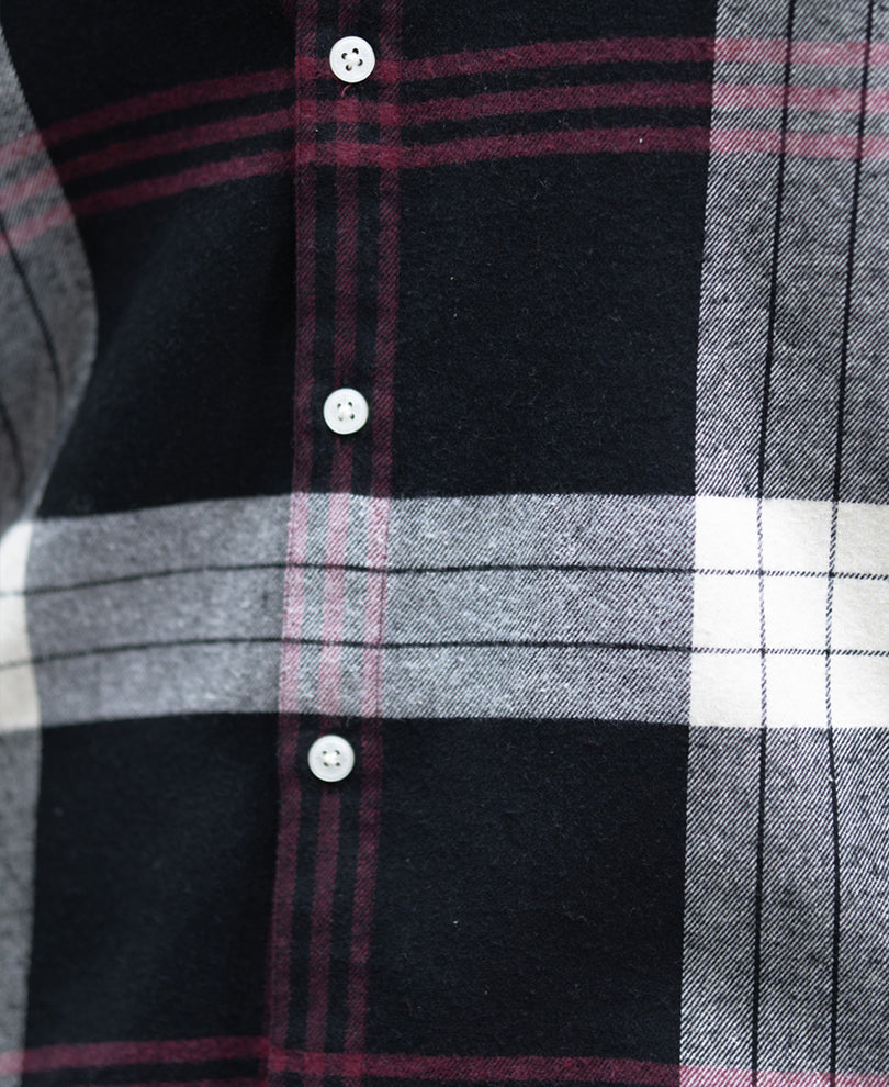 Black Checks Button Down Shirt